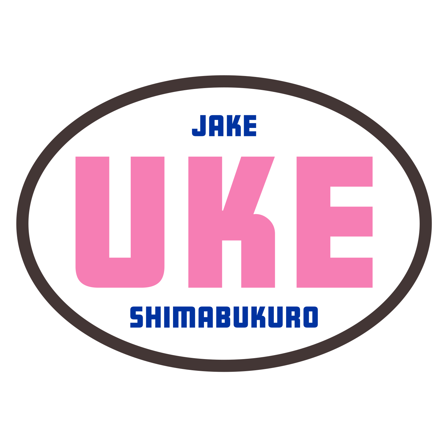 UKE Oval Sticker - NEW Colors Available!