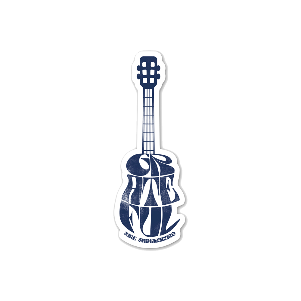 Grateful Ukulele Sticker