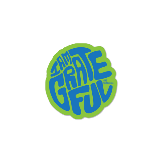 I Am Grateful Sticker